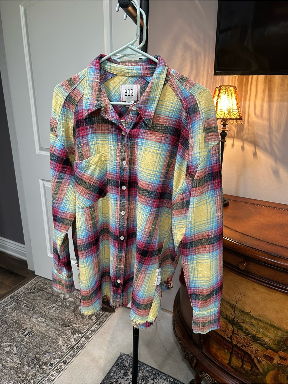 BDG Plaid Flannel Shirt XL